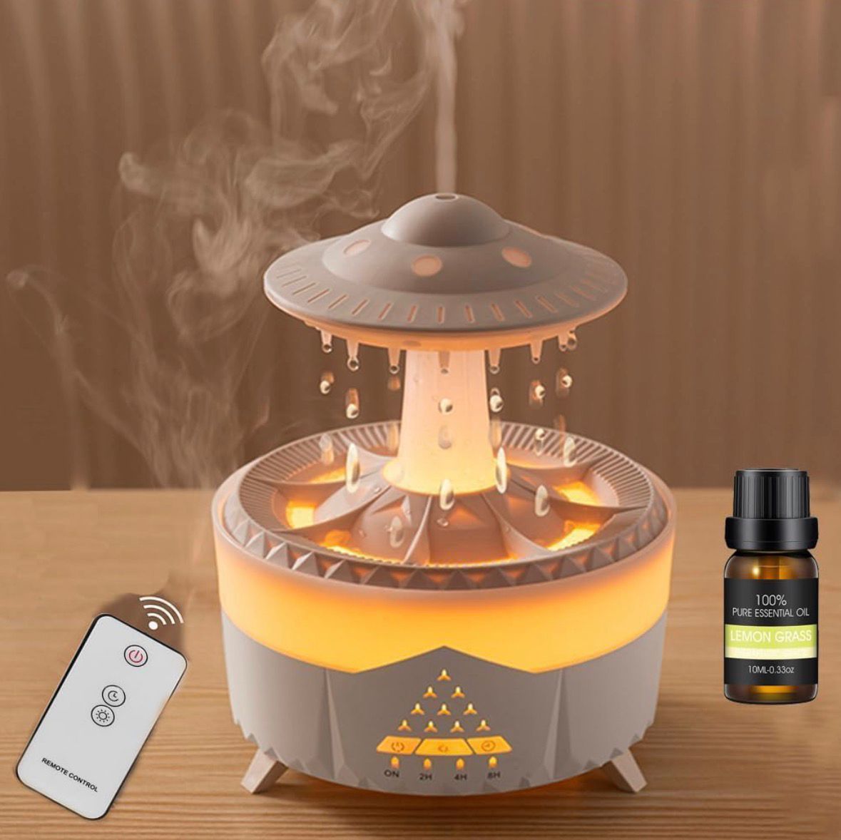 Cloud Raindrop Aromatherapy Humidifier|| Room Freshener Scent for Relaxation