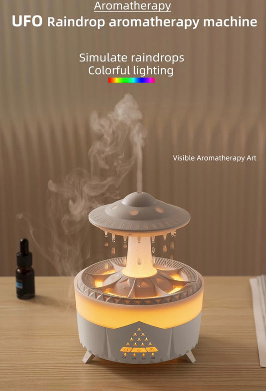 Cloud Raindrop Aromatherapy Humidifier|| Room Freshener Scent for Relaxation