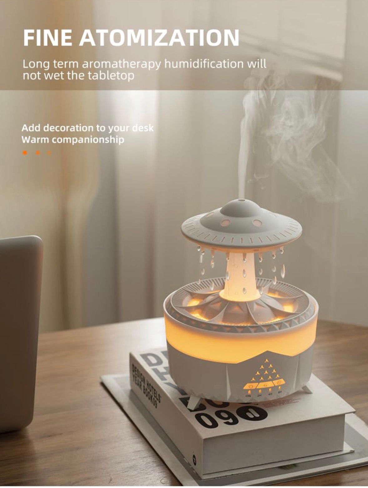 Cloud Raindrop Aromatherapy Humidifier|| Room Freshener Scent for Relaxation