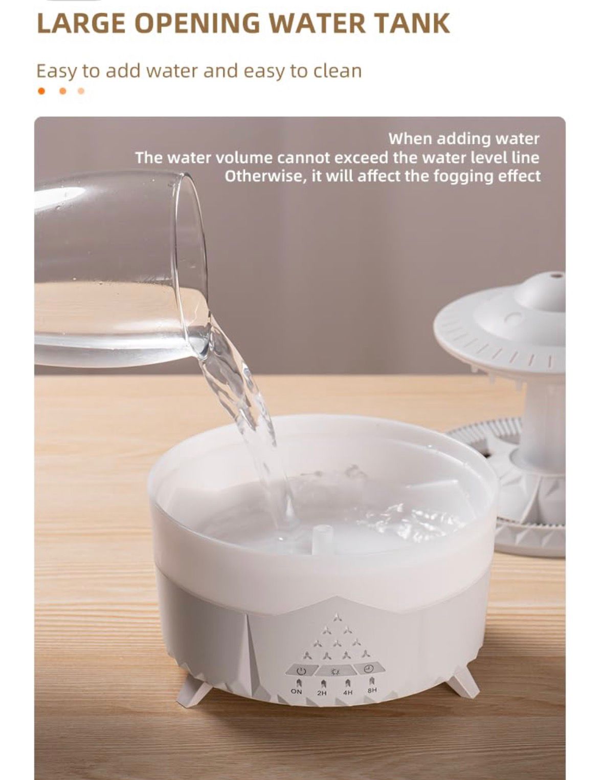 Cloud Raindrop Aromatherapy Humidifier|| Room Freshener Scent for Relaxation