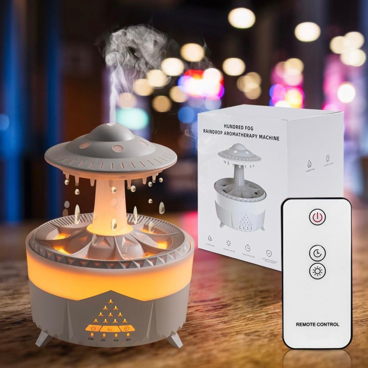 Cloud Raindrop Aromatherapy Humidifier|| Room Freshener Scent for Relaxation