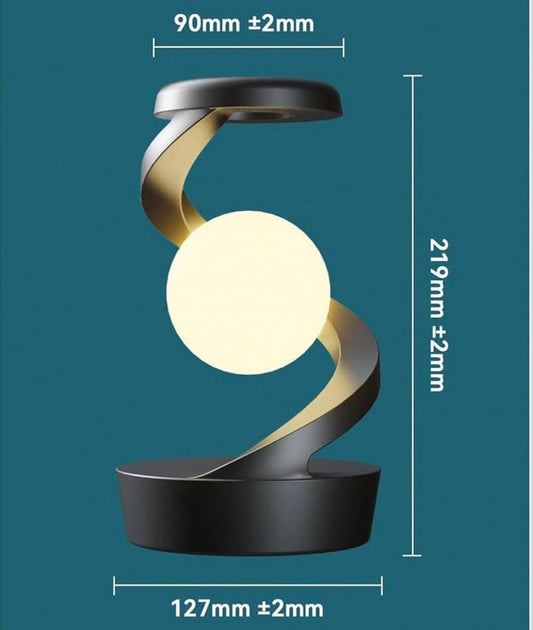 360° RGB Spiral Rotating Moon Glow | Rechargeable LED Night Light