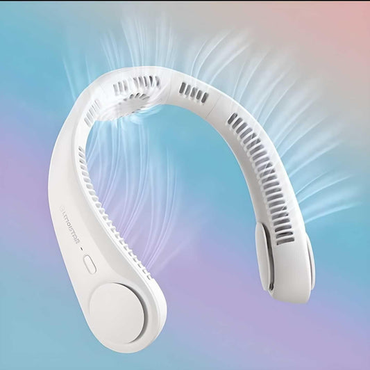 Portable Bladeless Hanging Neck Fan Rechargeable